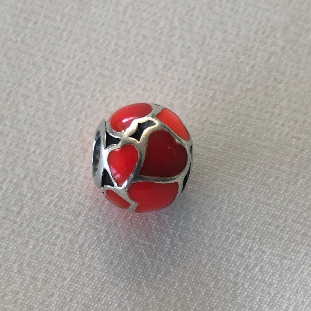 Pandora Red Hot Slide Charm